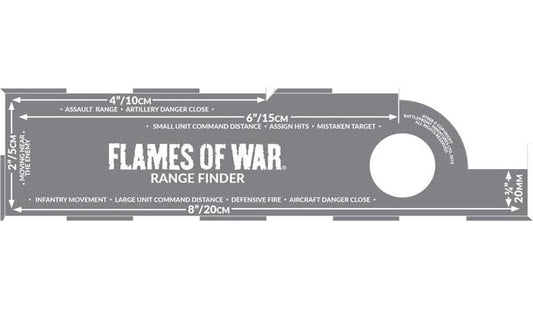 FOW Late War Range Finder (Etched)