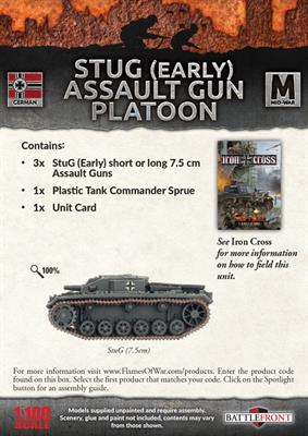 FOW German StuG (Early) Assault Gun Platoon