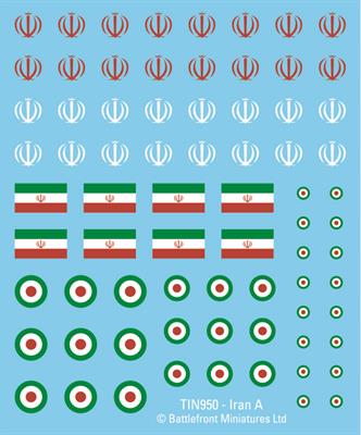 WWIII: Team Yankee Oil War Decal Set
