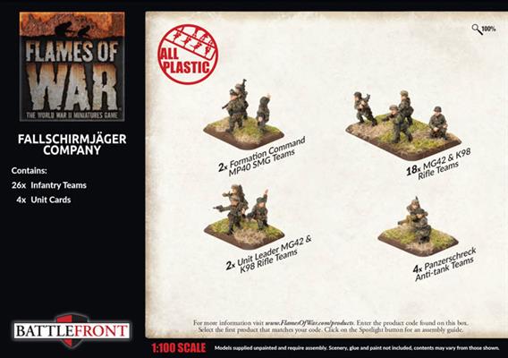 FOW German Fallschirmjager Company