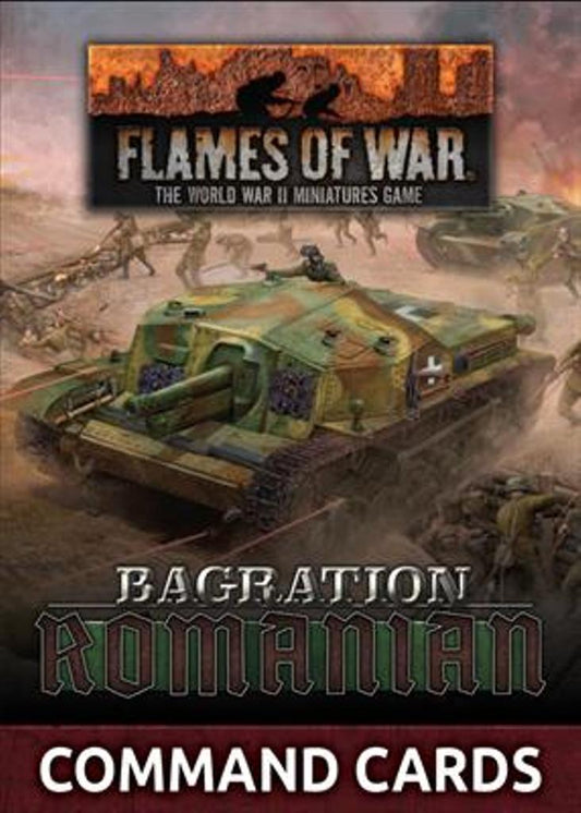 Flames of War Bagration Romanian Command Card Pack
