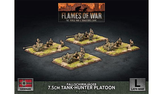 FOW German Fallschirmjager 7.5cm Tank Hunter Platoon