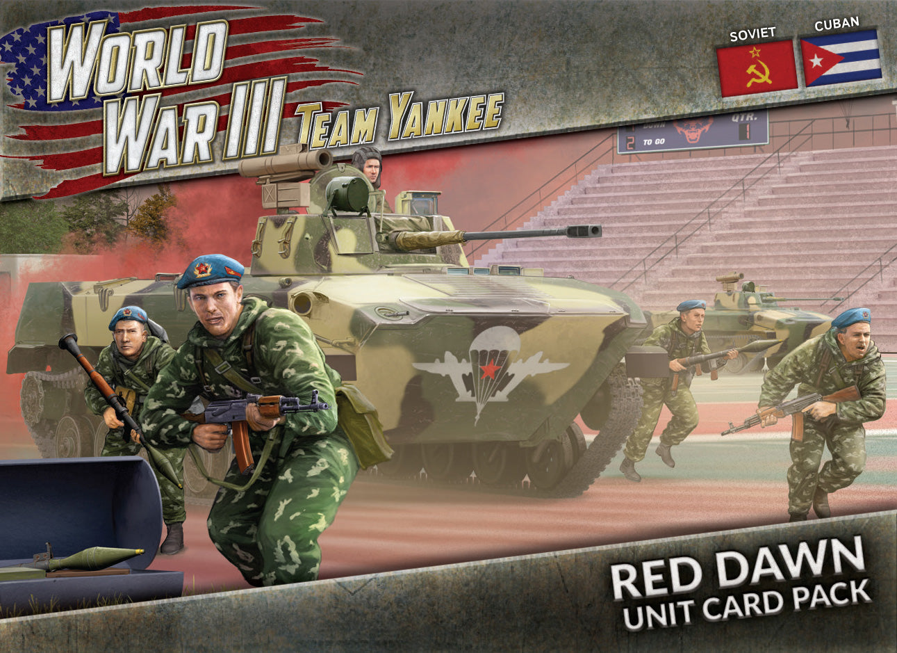 WWIII Team Yankee Red Dawn Unit Cards