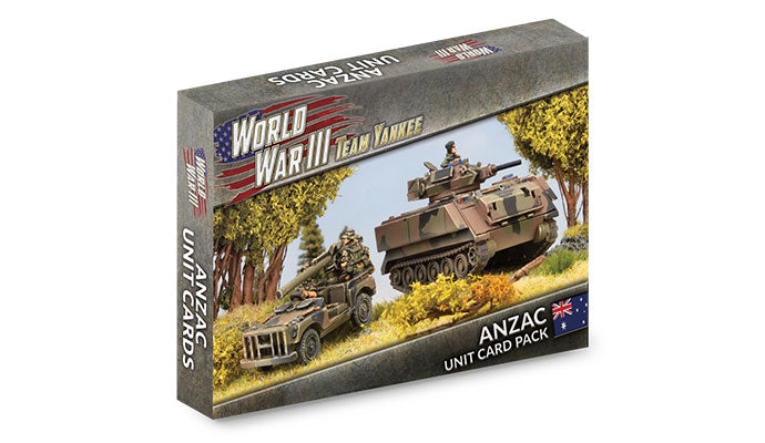 WWIII Team Yankee ANZAC Unit Cards
