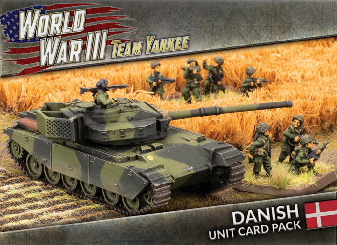 WWIII Team Yankee Danish Unit Cards
