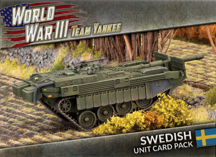 WWIII Team Yankee Swedish Unit Cards