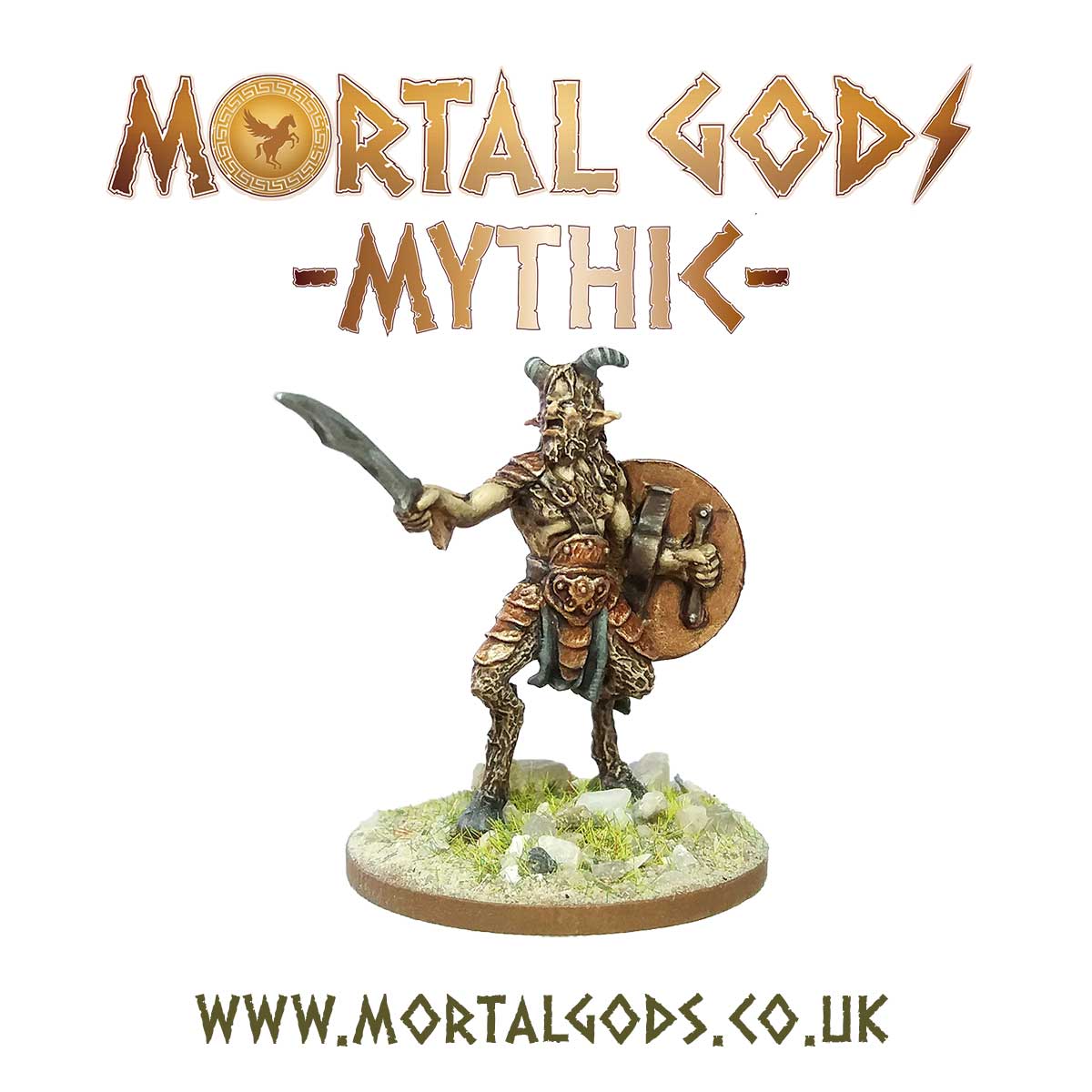 Footsore Mortal Gods Satyr Leader (Bacchus)