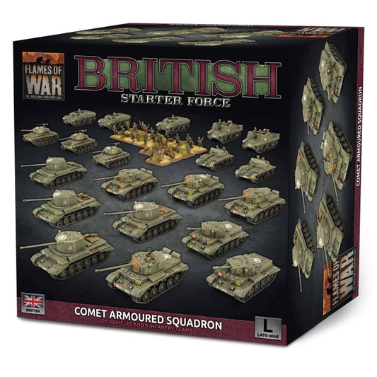 FOW British Comet Armoured Squadron (Plastic)