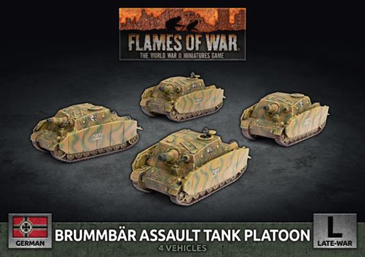FOW German Brummbar Assault Tank Platoon