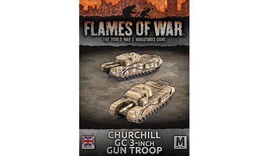 FOW British Churchill GC 3-inch Gun Troop