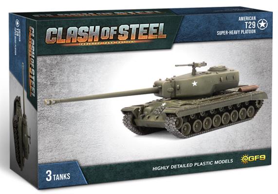 Clash of Steel American T-29 Super-Heavy Tank Platoon