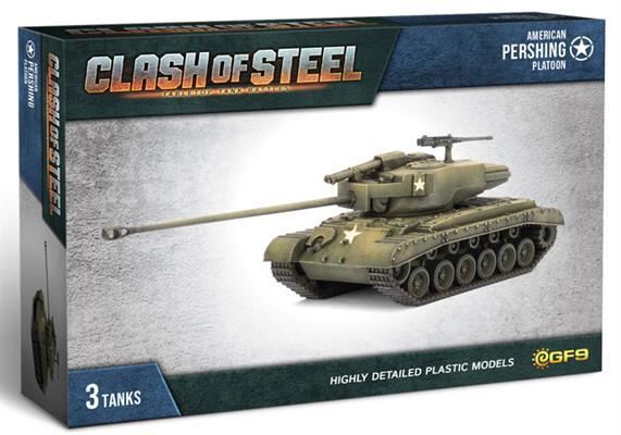 Clash of Steel American M26 Pershing Tank Platoon (x3 tanks)