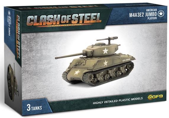 Clash of Steel American M4A3E2 Jumbo Tank Platoon