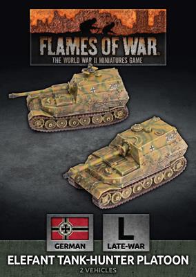 FOW German Elefant Tank-Hunter Platoon
