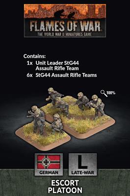 Flames of War German Escort Platoon (Plastic)