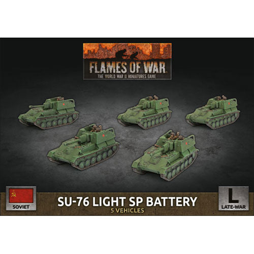 FOW Soviet SU-76 Light SP Battery