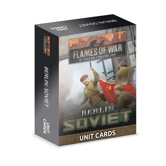 Flames of War Berlin Soviet Unit Cards