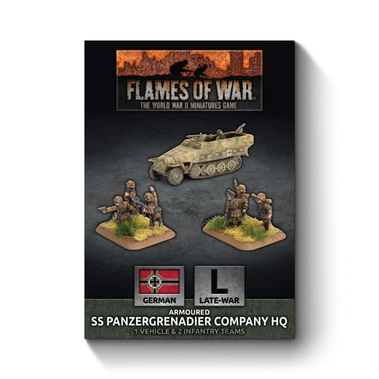 FOW German Armoured SS Panzergrenadier Company HQ