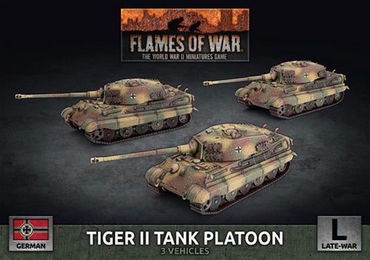 FOW German Tiger II Tank Platoon