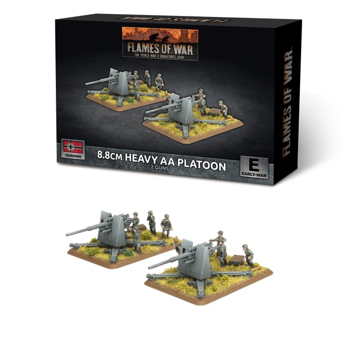 FOW German 8.8cm Heavy AA Platoon