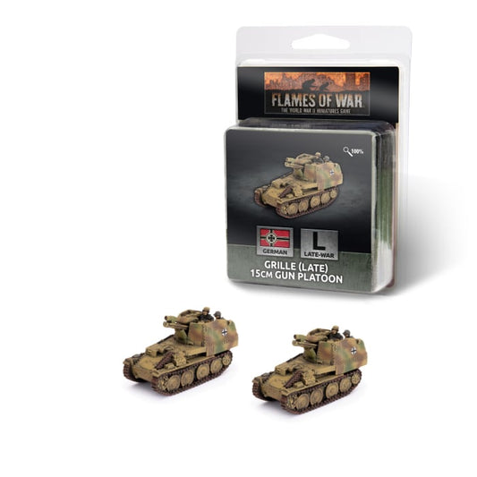 FOW German Grille (Late) 15cm Gun Platoon (2x)