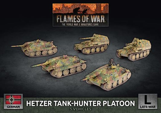 FOW German Hetzer Tank-Hunter Platoon (Plastic)