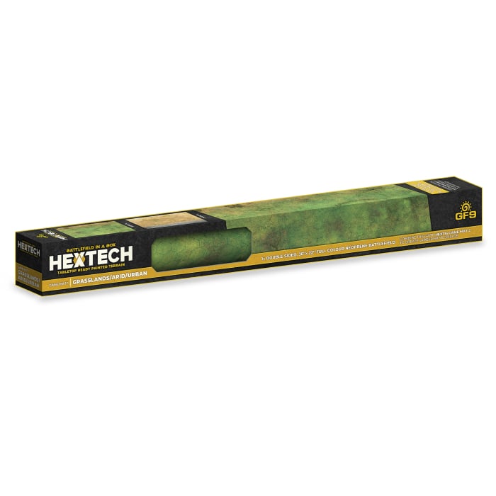 HexTech Game Mat 1 (Grasslands/Arid/Urban) (Preorder)