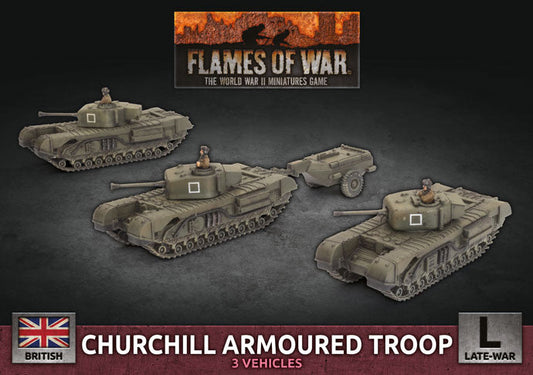 FOW British Churchill Armored Troop