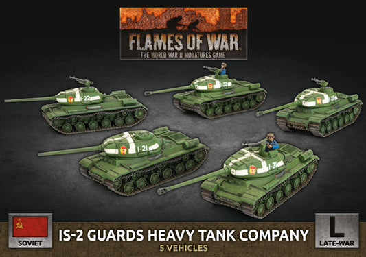 FOW Soviet IS-2 Guards Heavy Tank Company