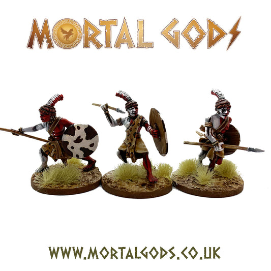 Footsore Mortal Gods Kushite Warriors