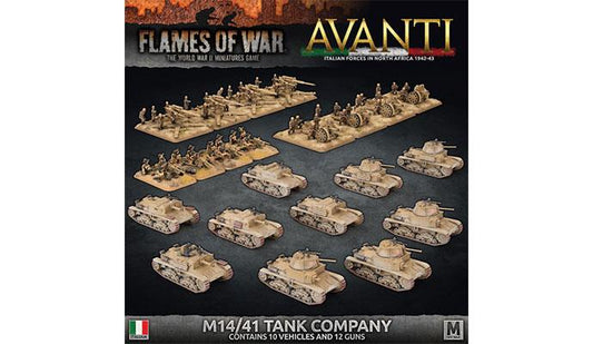 FOW Italian Avanti Army Deal (MW) M14/41 Tank Company