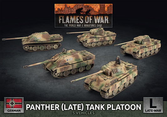FOW German Late Panther/Jagdpanther Platoon