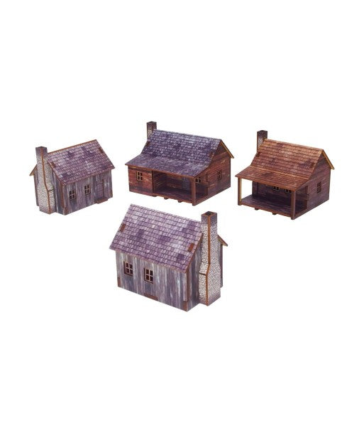New World Frontier Houses 15mm (4)