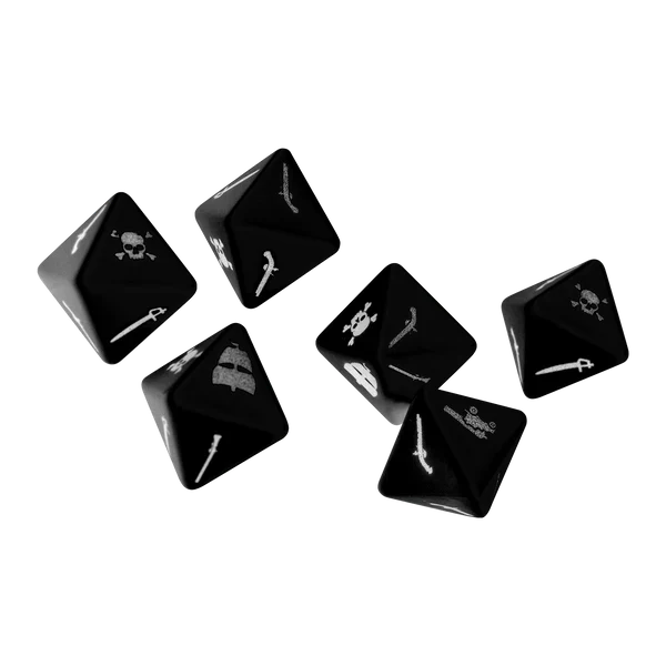 Oak & Iron Dice Set