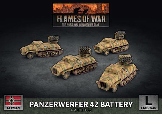 FOW German Panzerwerfer 42 Battery