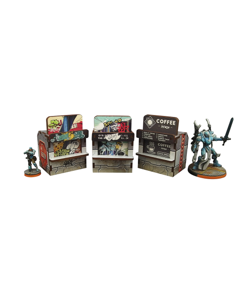 Precinct Sigma Food Booths 2 28mm Scale (3)
