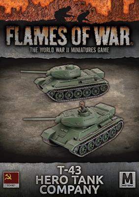 FOW Soviet T-43 Hero Tank Company Mid-War