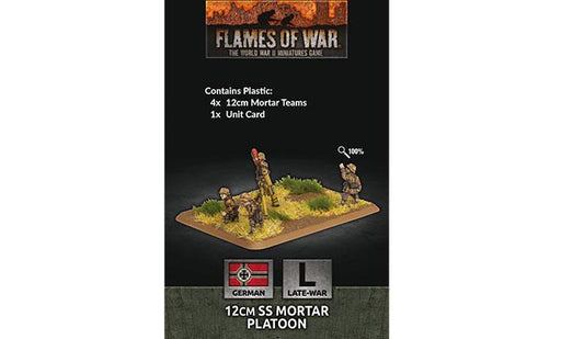 FOW German 12cm SS Mortar Platoon