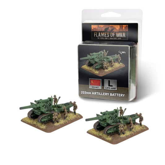 FOW Soviet 203 mm Artillery Battery (x2)