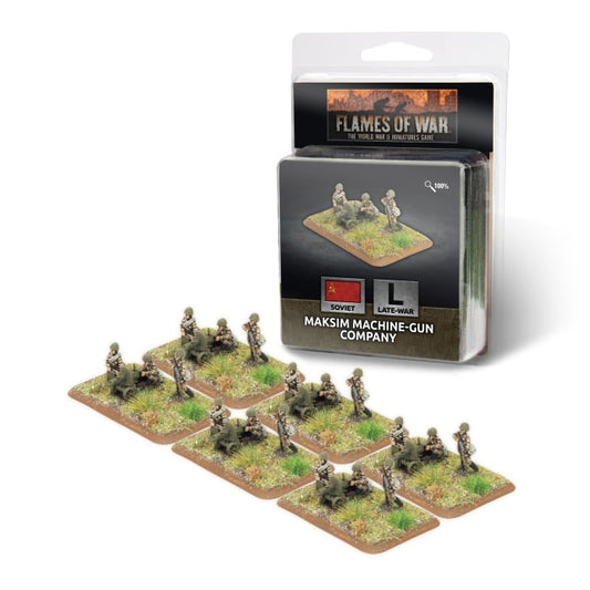 FOW Soviet Maksim Machine Gun Company