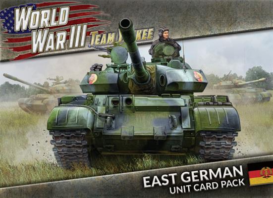 WWIII Team Yankee East German Unit Cards (34 Cards)