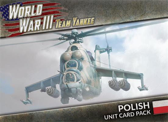 WWIII Team Yankee Polish Unit Cards (31 Cards)