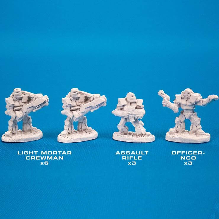 POWER ARMOR INFANTRY W/LIGHT MORTARS CAV