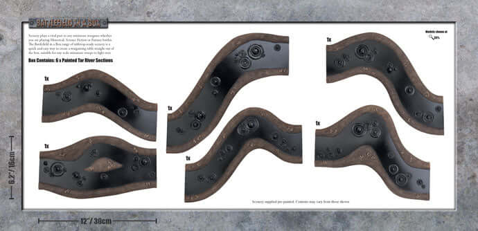 Battlefield in a Box: Tar River (BB603) wargaming terrain