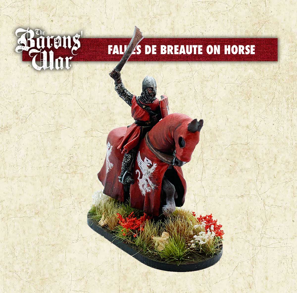 Falkes de Breaute on Horse Footsore medieval historical miniatures