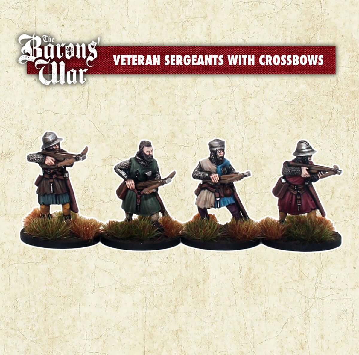 Baron's War Veteran Sergeants with Crossbows