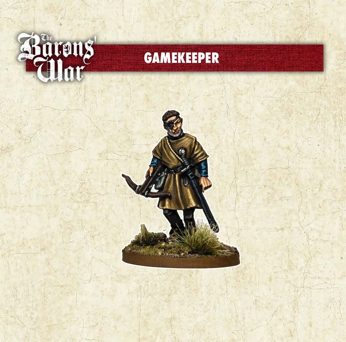 Baron's War Gamekeeper 28mm historical miniatures