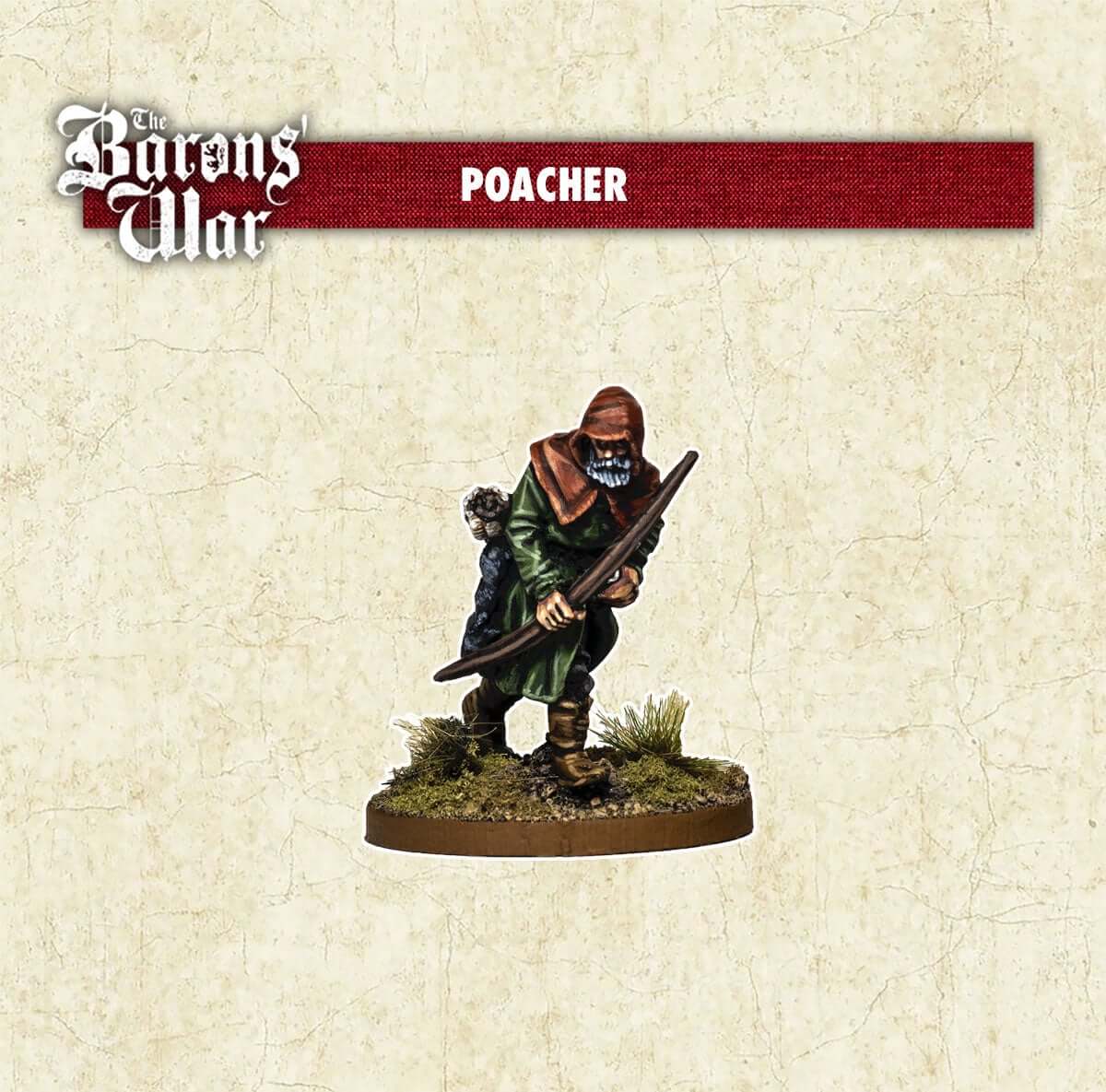Baron's War Poacher 28mm historical miniatures