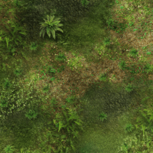 Wargaming Battle Mat 6x4 Pacific Jungle wargaming mats