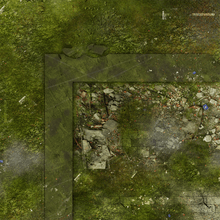 Wargaming Battle Mat 6x4 Walking Dead wargaming mat